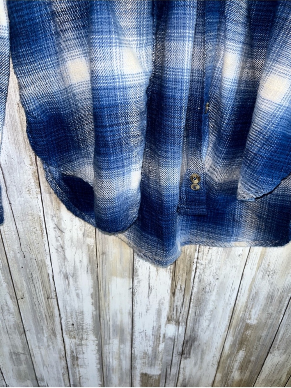 American Eagle Ahh Mazingly Soft Plaid Flannel Shirt XS Boyfriend Fit - Picture 3 of 4